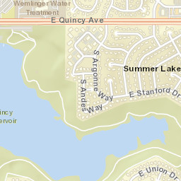 Summer Lake Colorado Street Map