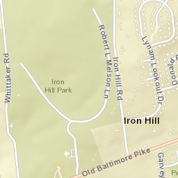 Iron Hill Delaware Street Map