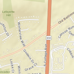 Pencader Village Delaware Street Map