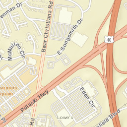 Rivers End Delaware Street Map