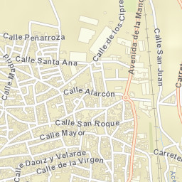 Villacañas Street Map