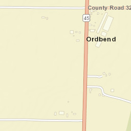 Ordbend California Street Map