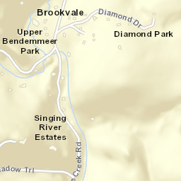 Upper Bear Creek Street Map