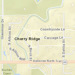 Cherry Ridge Colorado Street Map