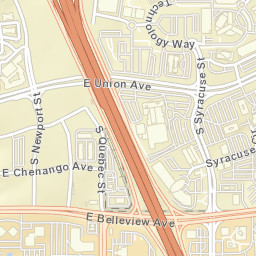 4870-4922 South Quebec Street, Denver Street Map