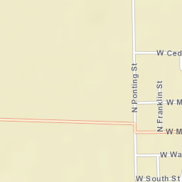 100-130 South Ponting Street, Moweaqua, IL Street Map