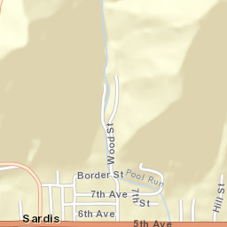 Sardis Ohio Street Map