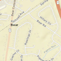 Pigeon Run Delaware Street Map