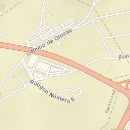 Benisanó Street Map