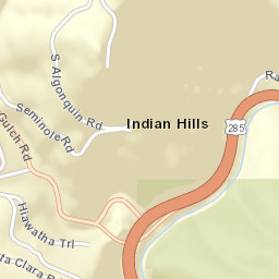 Indian Hills Street Map
