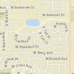 5298 South Simms Street, Littleton, CO Street Map