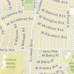 Hillside Manor Colorado Street Map