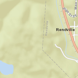 Rendville Ohio Street Map