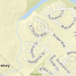 Glasgow Pines Delaware Street Map