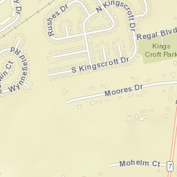 Moores Acres Delaware Street Map
