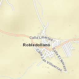 Robledollano Street Map
