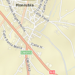 Honrubia Street Map