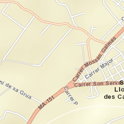 Sant Llorenç des Cardassar Street Map