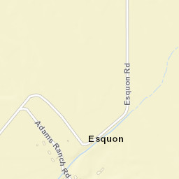 Esquon California Street Map