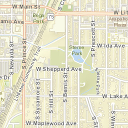 Littleton Street Map