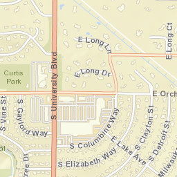 2350 East Orchard Road, Greenwood Village Street Map