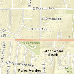 Palos Verdes Colorado Street Map
