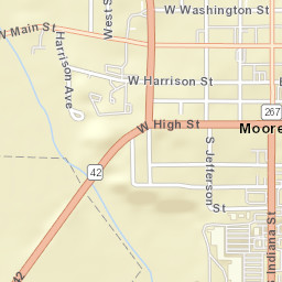 4 East Harrison Street, Mooresville, IN Street Map