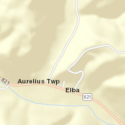 Elba Ohio Street Map