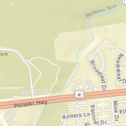 Belltown Woods Delaware Street Map