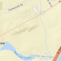 Garwood Estates Delaware Street Map