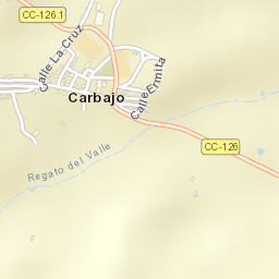 Carbajo Street Map