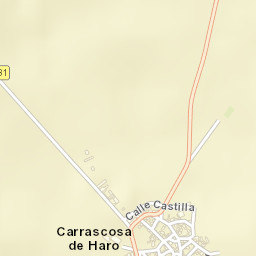 Carrascosa de Haro Street Map