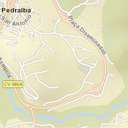 Pedralba Street Map