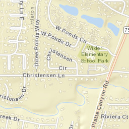 Columbine Lakes Colorado Street Map