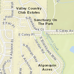 Algonquin Acres Colorado Street Map