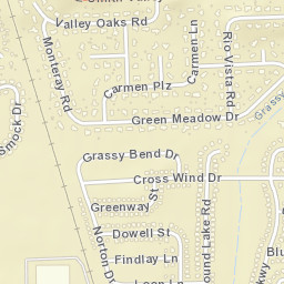 635 Valley Oaks Drive, Greenwood, IN Street Map