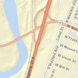 South Western Avenue, Circleville, OH Street Map