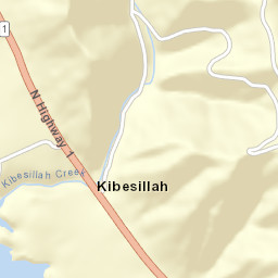 Kibesillah California Street Map