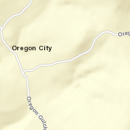 Oregon City California Street Map