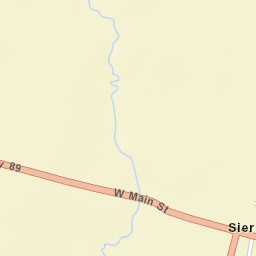 Sierraville California Street Map