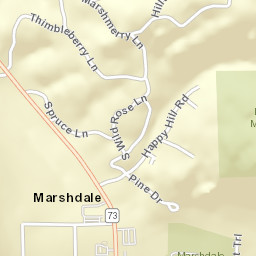 Marshdale Colorado Street Map