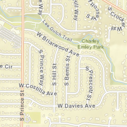 6637 South Hill Street, Littleton, CO 80120 Street Map