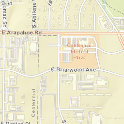 14200 East Arapahoe Road Centennial CO Street Map
