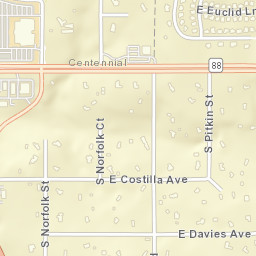 Foxfield Colorado Street Map