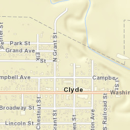 100-198 South Borton Avenue, Clyde, KS Street Map