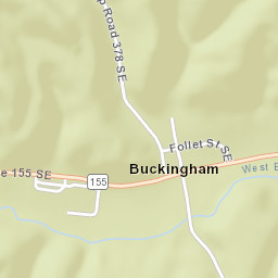 Buckingham Ohio Street Map