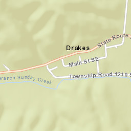 Drakes Ohio Street Map