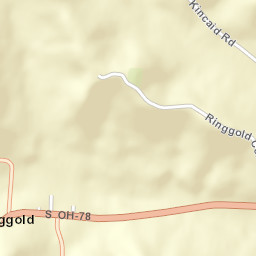 Ringgold Ohio Street Map