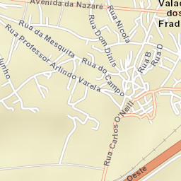 Valado de Frades Street Map