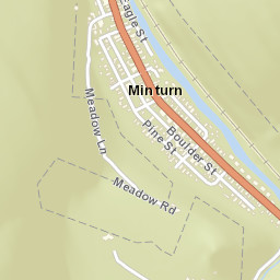 Minturn Street Map